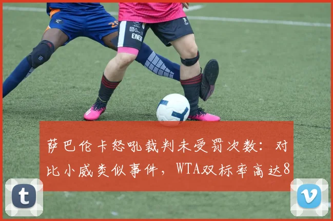 萨巴伦卡怒吼裁判未受罚次数：对比小威类似事件，WTA双标率高达80%